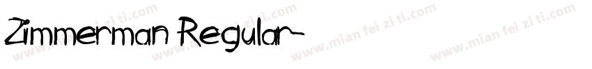 Zimmerman Regular字体转换